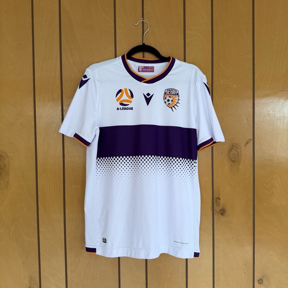 2020-21 Perth Glory Macron Away Shirt Size Medium Jersey